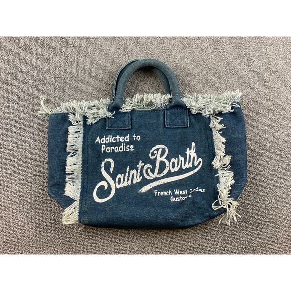 MC2 Saint Barth Women's Beach Tote Bag Fringed - Picture 1 of 7